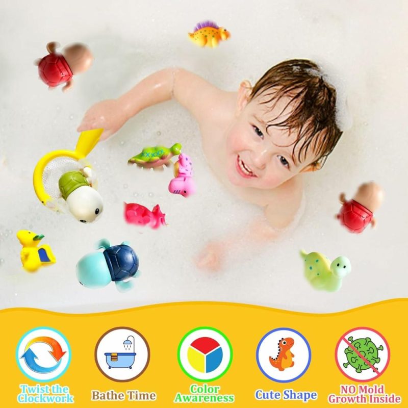 Giocattoli da bagno | Bagnanti per Bambini 1-3 Anni – Bagnanti Senza Muffa per Neonati e Bambini da 6 a 18 Mesi – Bagnanti Senza Foro per Bambini da 1 a 4 Anni – Regali per Neonati e Accessori per il Bagno Bambino Ragazzi e Ragazze