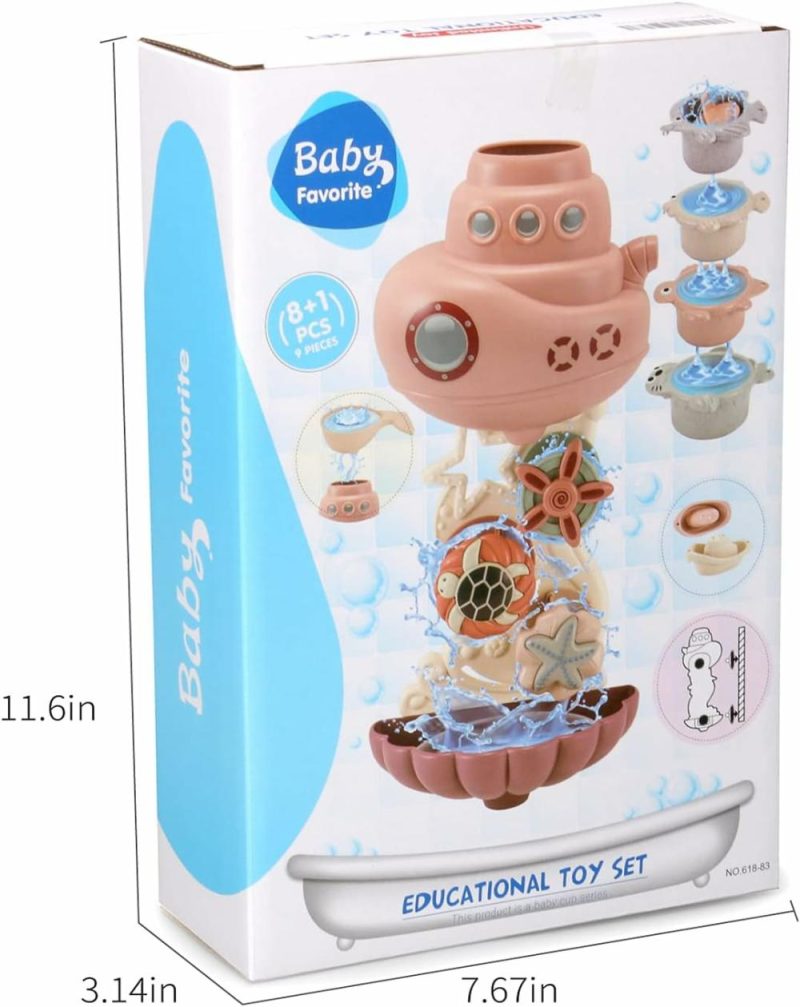 Giocattoli da bagno | Bagnanti per Bambini 1-3 Anni|Bagnanti per Bambini 2-4 Anni|Bagnanti per Neonati 6-12 Mesi|Bagnanti Senza muffa|Bagnanti per Bambini 3-5 Anni|Regalo di Compleanno per Bambino/Bambina di 1 2 Anni