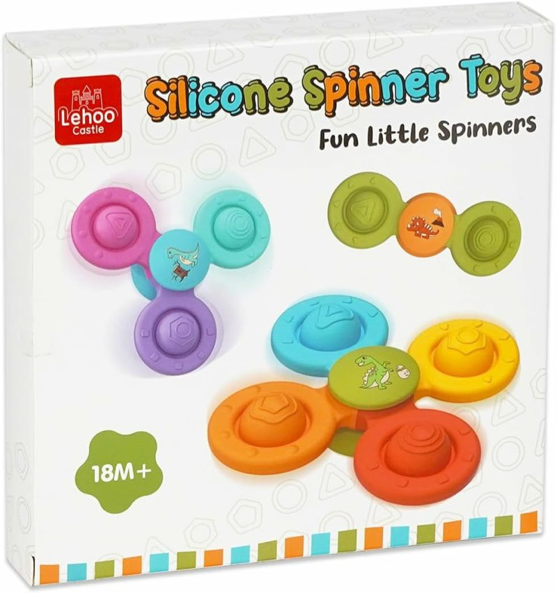 Giocattoli da bagno | Bagnanti per Bambini 3 Pezzi Silicone Cuscino di Sospensione Giocattolo  Giocattoli per Bambini da 1+ Anni  Giocattoli Rotanti per Bambini  Giocattoli per Bambini di 1 Anno  Giocattoli Sensoriali per Bambini da 1 a 3 Anni