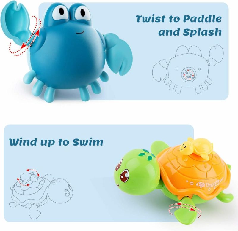 Giocattoli da bagno | Bagnetto per Bambini con Organizzatore – Ottopus Schizzatore d’Acqua – Tartaruga da Giocattolo da Azionare – Vasca da Bagno e Doccia – Coppe da Stacking – Regalo per 6 9 12 18 Mesi 1 2 3 Anni Bambini Bambine Bambini Ragazzi e Bambini