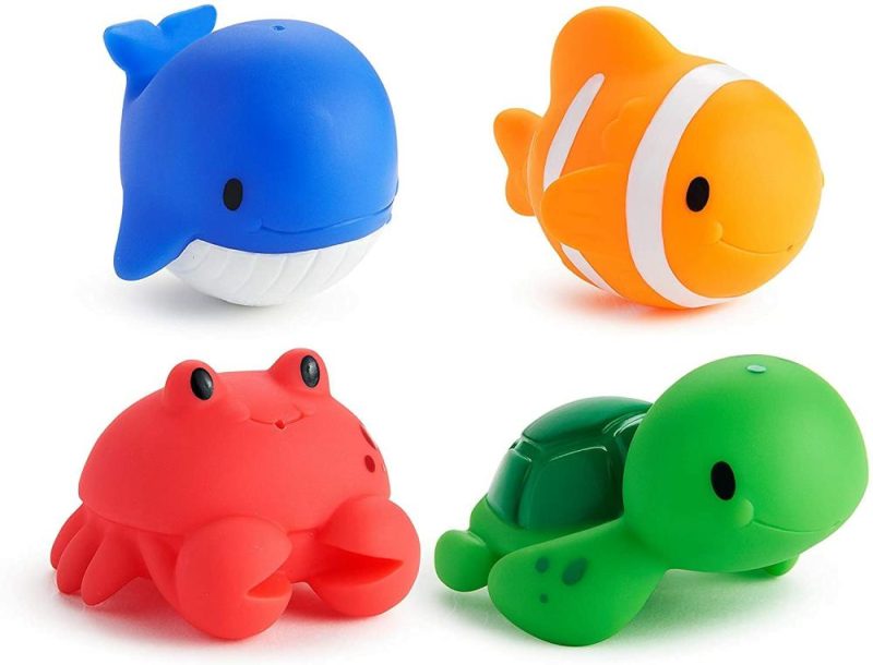 Giocattoli da bagno | Bagnetto per Bambini Squirt Oceanico 4 Pezzi