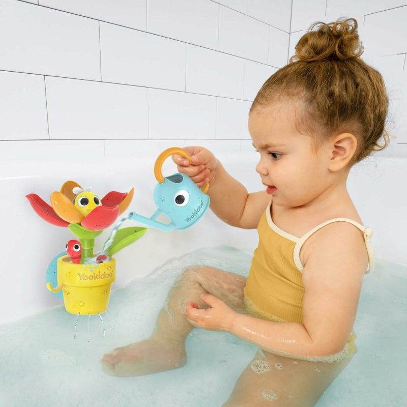 Giocattoli da bagno | Bagnetto per Bambino da 1 a 3 Anni – Annaffiatoio a Scomparsa Farfalla Fiore (Senza muffa) Set di Avventura Giardino con Annaffiatoio – Divertimento per la Doccia, Ideale per Bambini, Ragazzi e Bambine