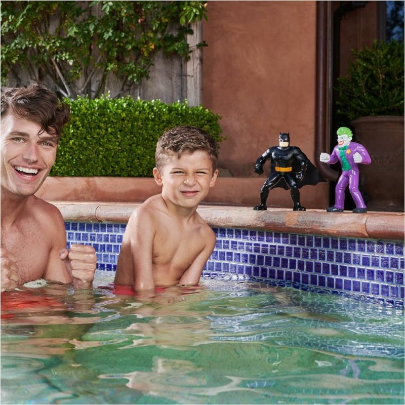 Giocattoli da bagno | Dc Batman Figure Flottanti Accessori Piscina e Giocattoli Piscina Bambini  Forniture per Festa Batman e Giocattoli Acquatici per Bambini di 3 Anni e Più Batman e Joker 2-Pack