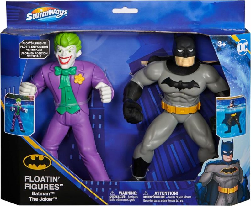 Giocattoli da bagno | Dc Batman Figure Flottanti Accessori Piscina e Giocattoli Piscina Bambini  Forniture per Festa Batman e Giocattoli Acquatici per Bambini di 3 Anni e Più Batman e Joker 2-Pack