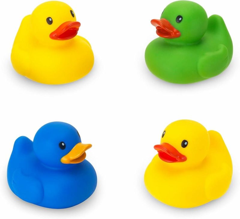 Giocattoli da bagno | Duck House Set da Bagno Multicolore Unisex 4 Pezzi