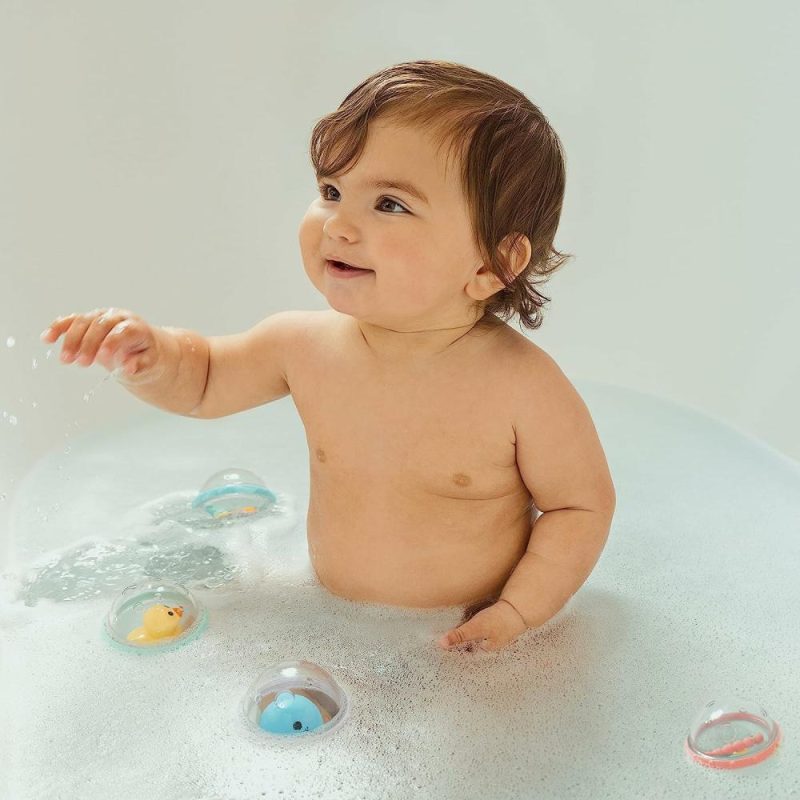 Giocattoli da bagno | Float & Play Bubbles Bambino e Bambina Bagno Gioco 4 Pezzi