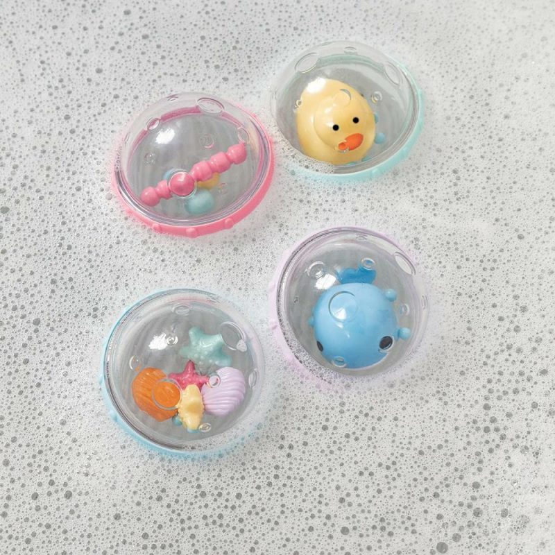 Giocattoli da bagno | Float & Play Bubbles Bambino e Bambina Bagno Gioco 4 Pezzi