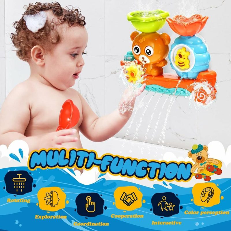 Giocattoli da bagno | Giocattoli da Bagno per Bambini 1-3 Anni, Orsetto da Bagno per Bambini, Giocattoli da Bagno per Doccia, Giocattoli per Bagnetto per Bambini Maschi e Femmine, Regalo per Bambini Neonati e Scuola Materna