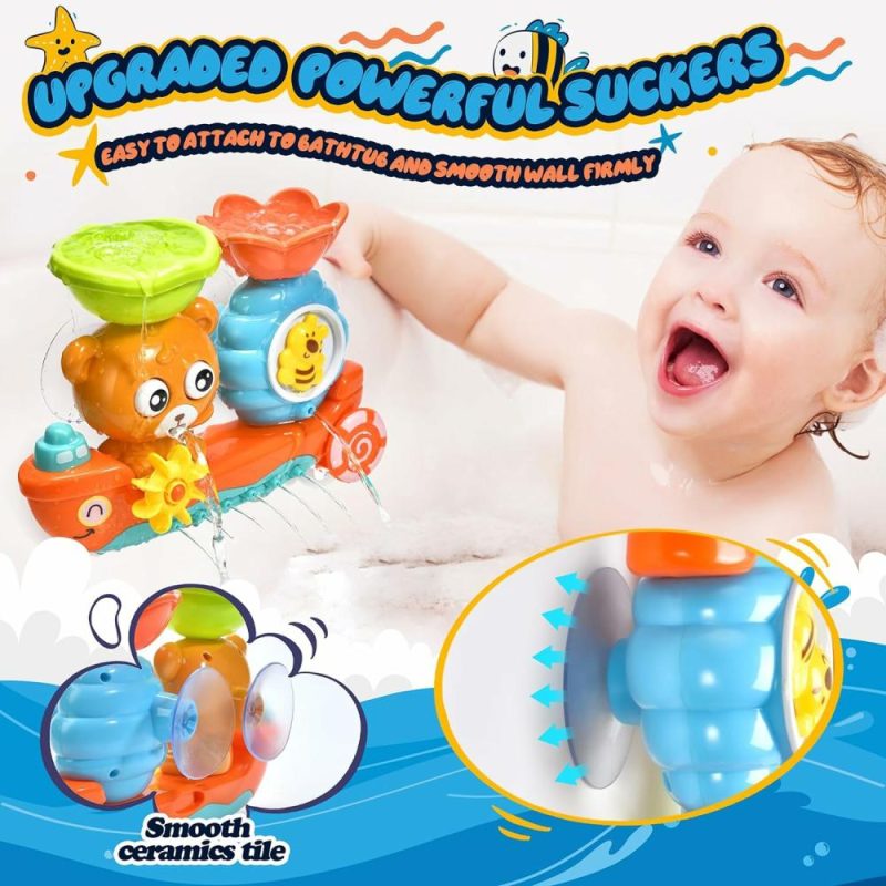 Giocattoli da bagno | Giocattoli da Bagno per Bambini 1-3 Anni, Orsetto da Bagno per Bambini, Giocattoli da Bagno per Doccia, Giocattoli per Bagnetto per Bambini Maschi e Femmine, Regalo per Bambini Neonati e Scuola Materna