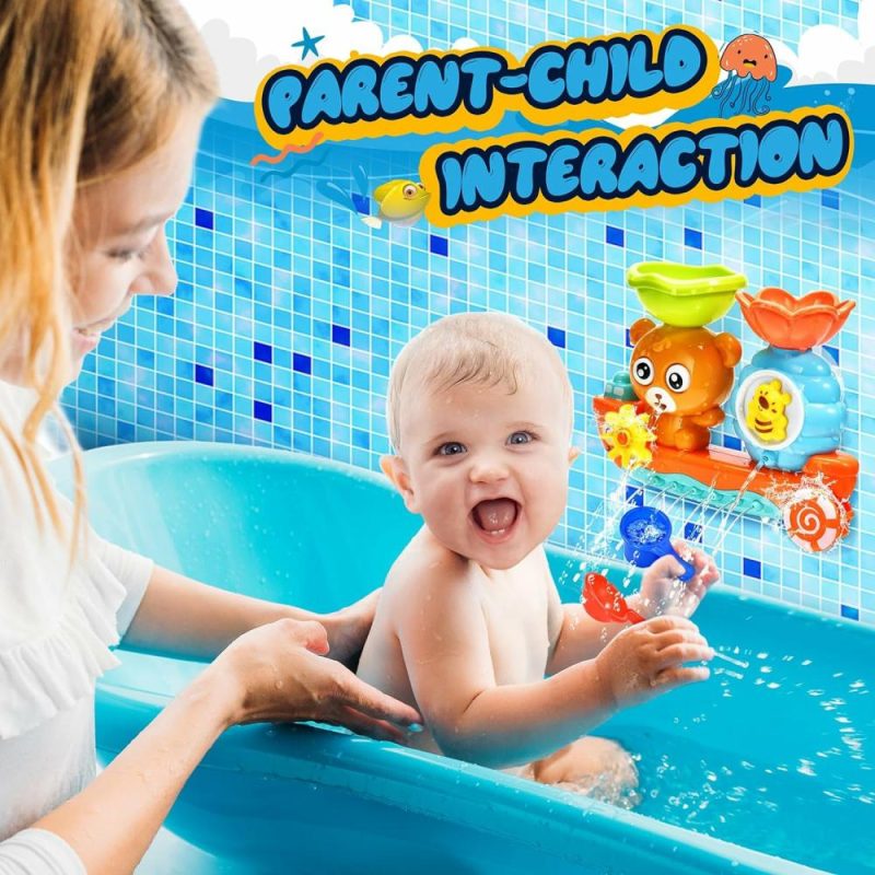 Giocattoli da bagno | Giocattoli da Bagno per Bambini 1-3 Anni, Orsetto da Bagno per Bambini, Giocattoli da Bagno per Doccia, Giocattoli per Bagnetto per Bambini Maschi e Femmine, Regalo per Bambini Neonati e Scuola Materna