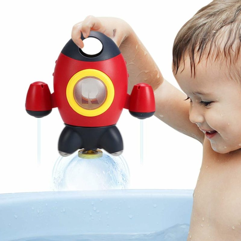 Giocattoli da bagno | Giocattoli da Bagno Spaziale Rocket Bath Toys per Bambini 1-3 Anni  Giocattoli da Bagno a Spruzzo con Fontana Rotante  Giocattoli da Bagno per Bambini di 18 Mesi 2 3 4 5 Anni Bambini Ragazzi Ragazze