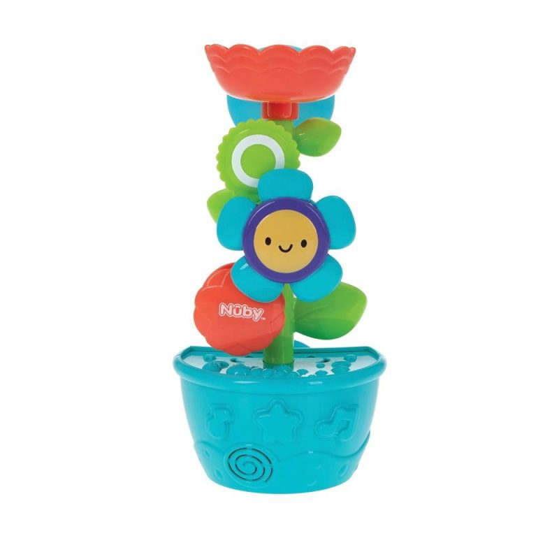 Giocattoli da bagno | Gioco da bagno Flow N’ Grow per il giardino con fiori e annaffiatoio – Gioco da bagno per bambini maschi e femmine da 18 mesi in su – Gioco da bagno con tappi adesivi per neonati che si attacca alla parete della doccia