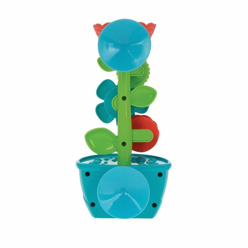 Giocattoli da bagno | Gioco da bagno Flow N’ Grow per il giardino con fiori e annaffiatoio – Gioco da bagno per bambini maschi e femmine da 18 mesi in su – Gioco da bagno con tappi adesivi per neonati che si attacca alla parete della doccia