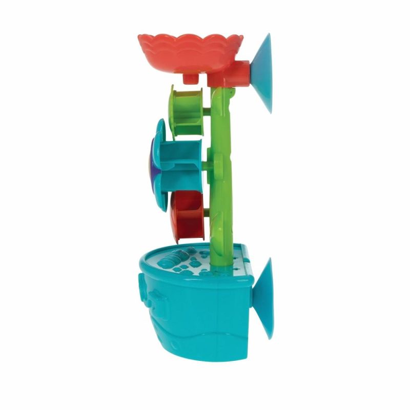 Giocattoli da bagno | Gioco da bagno Flow N’ Grow per il giardino con fiori e annaffiatoio – Gioco da bagno per bambini maschi e femmine da 18 mesi in su – Gioco da bagno con tappi adesivi per neonati che si attacca alla parete della doccia