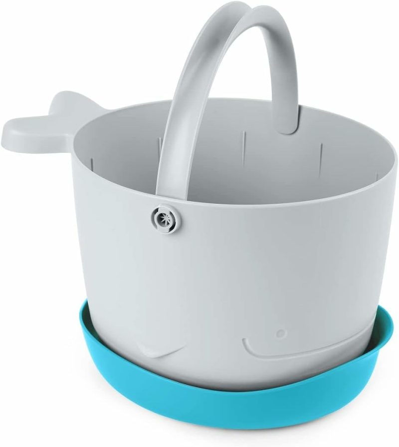 Giocattoli da bagno | Gioco da Bagno: Organizzatore Moby Stowaway Bucket Grigio