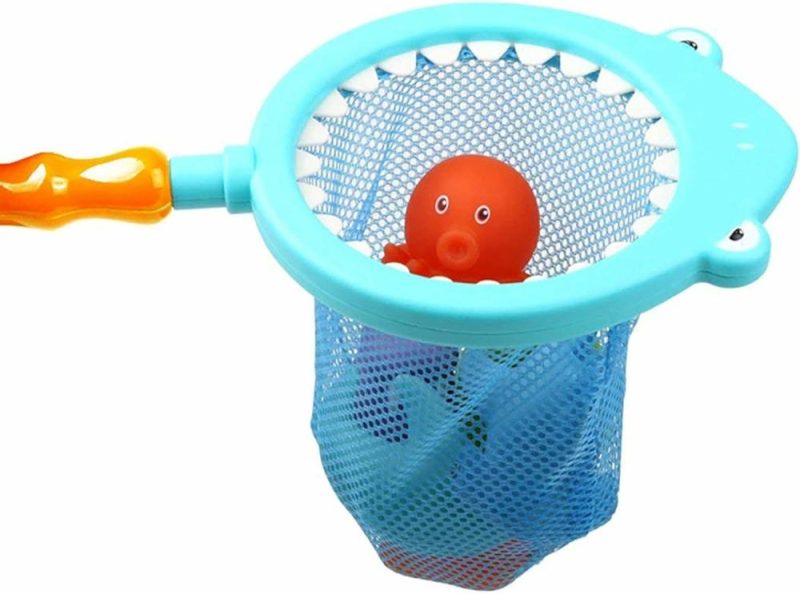 Giocattoli da bagno | Gioco da Bagno Spruzzatore Colorato Animali Flottanti Accessorio Piscina Bagno Set di Pesca da Squalo per Bambini e Ragazzi