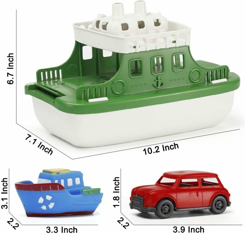 Giocattoli da bagno | Gioco di nave da bagno,11 pezzi Gioco di nave da bagno con 4 mini auto e 6 spruzzini di nave,gioco galleggiante per vasca da bagno,bagno, piscina, spiaggia per bambini maschi femmine bambini