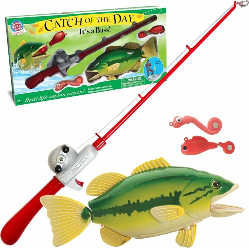 Giocattoli da bagno | Gioco di Pesca Magnetica  Pesca Del Giorno con Pesce da Pesca per Bambini di 3+ Anni  Include la Canna da Pesca per Bambini e 1 Pesce per il Bagno dei Bambini  Giocattoli di Pesca Acquatica per Piscine e Vasche