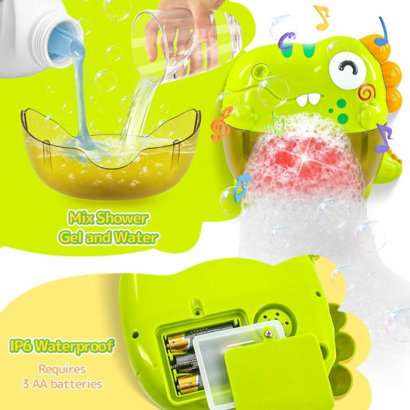 Giocattoli da bagno | Macchina delle bolle da bagno  Fatto a mano per la vasca da bagno  Giocattoli per il bagno dei bambini  Giocattoli automatici per bambini  Giocattoli per il bagno con getto di bolle per i bambini  Bolle rapide con luce e musica  Per maschi e femmine