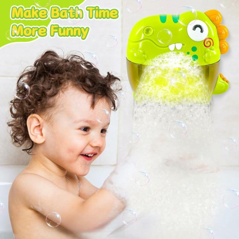 Giocattoli da bagno | Macchina delle bolle da bagno  Fatto a mano per la vasca da bagno  Giocattoli per il bagno dei bambini  Giocattoli automatici per bambini  Giocattoli per il bagno con getto di bolle per i bambini  Bolle rapide con luce e musica  Per maschi e femmine