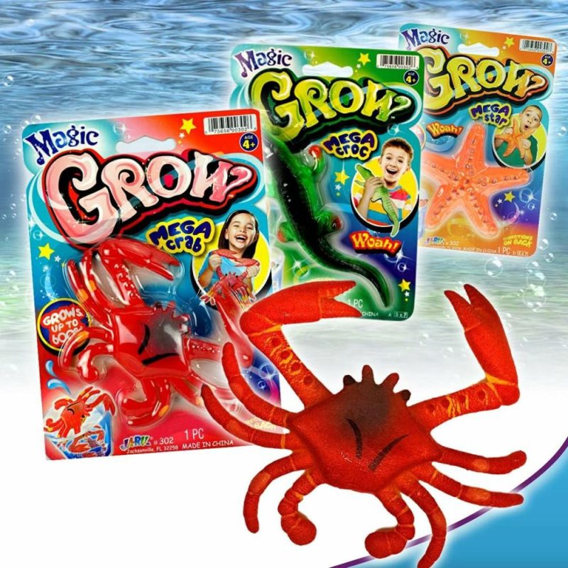 Giocattoli da bagno | Magic Grow Acquatici Animali Tema Mare (6 Confezioni Variate) Giochi Tema Vita Sull’ spiaggia | Giochi Espandibili da Bagno e Piscina in Bulk per Bambini. Giochi di Animali Marini per Party e Sacchetti di Regali. 302-6A