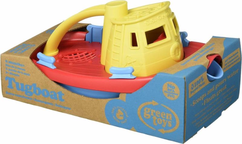 Giocattoli da bagno | Nave a vapore assortita Cb – Gioco di fantasia  Abilità motorie  Gioco da bagno per bambini Veicolo galleggiante versante. Senza Bpa  Ftalati  Pvc. Lavabile in lavastoviglie  Plastica riciclata  Made in Usa.