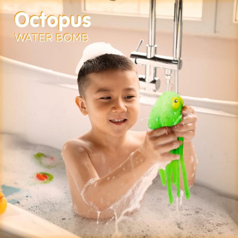 Giocattoli da bagno | Octopus Water Balls 6 Pack Giocattoli Piscina per Bambini Sensory Octopus Water Bomb Splash Balls  Giocattolo Bagno Bambino  Giocattoli Piscina Flottanti Swim Toys By