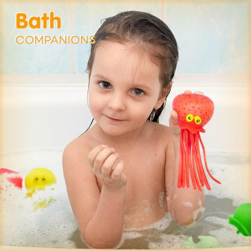 Giocattoli da bagno | Octopus Water Balls 6 Pack Giocattoli Piscina per Bambini Sensory Octopus Water Bomb Splash Balls  Giocattolo Bagno Bambino  Giocattoli Piscina Flottanti Swim Toys By