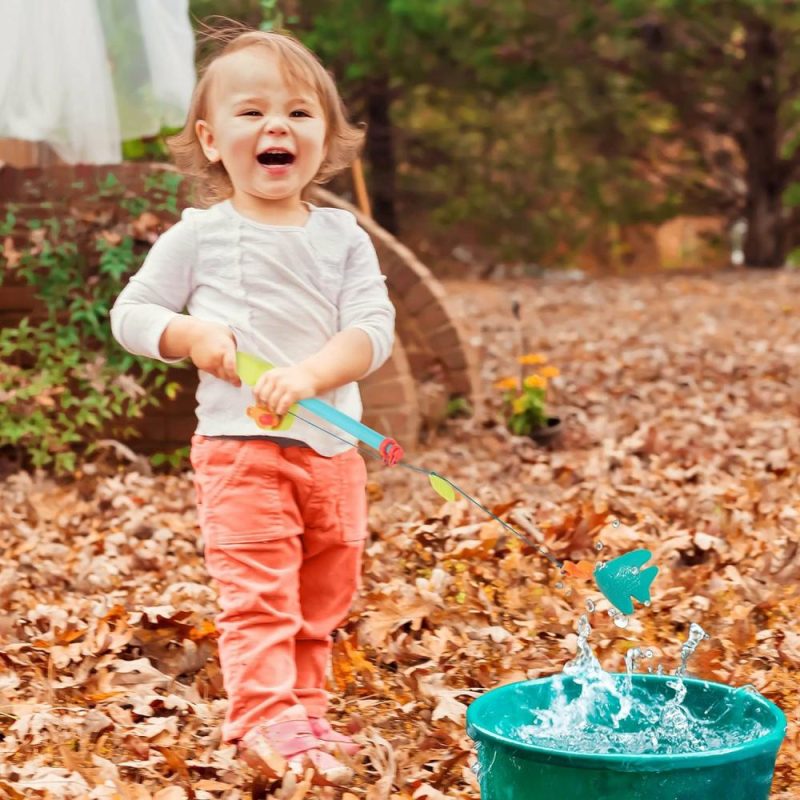 Giocattoli da bagno | Piccolo Kit di Pesca di Little Fisher – Gioco d’Acqua – Set da Pesca Magnetica per Bambini – Gioco di Pesca – 2 Bastoni da Pesca & 8 Animali Marini – Giocattoli d’Acqua per Bagno e Piscina – 3 Anni +