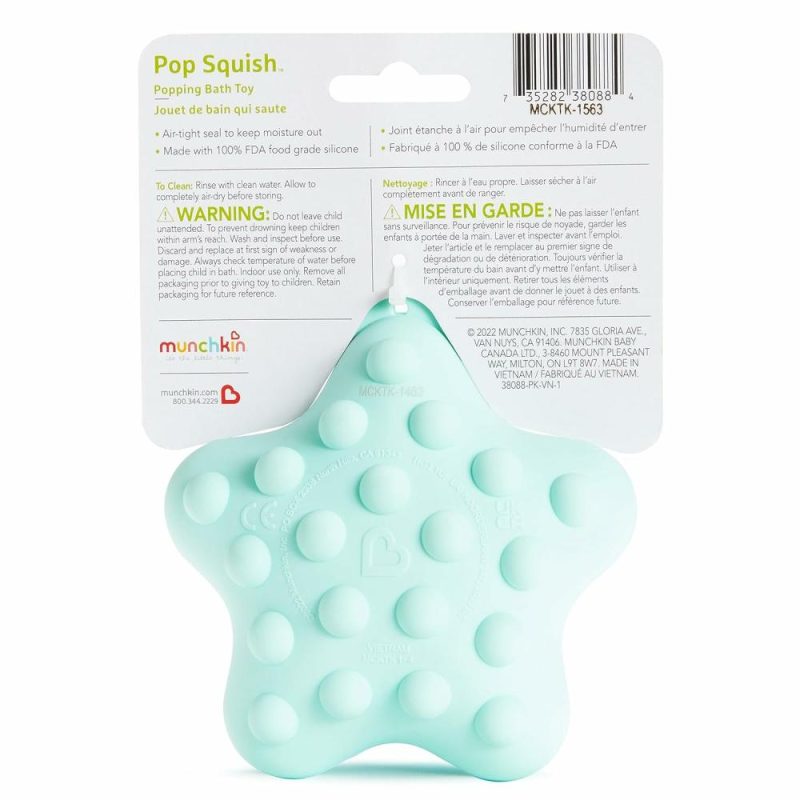 Giocattoli da bagno | Pop Squish Mold Free Popping Baby Bath Toy – Gioco da Bagno per Bambini Senza Muffa – Pop-up – Gioco da Massaggio Sensibile per Bambini – Asteroide