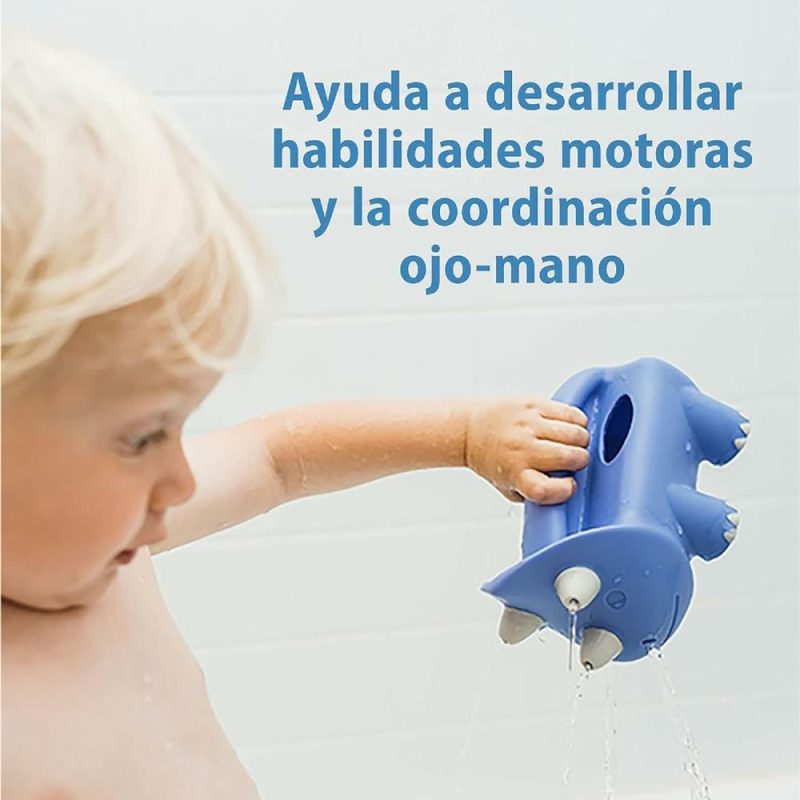 Giocattoli da bagno | pulizia annaffiatoio a getto e urlo Accessori per il bagno dei bambini Gioco per bambini da 6+ mesi Senza BPA Plastica Certificata Neutra