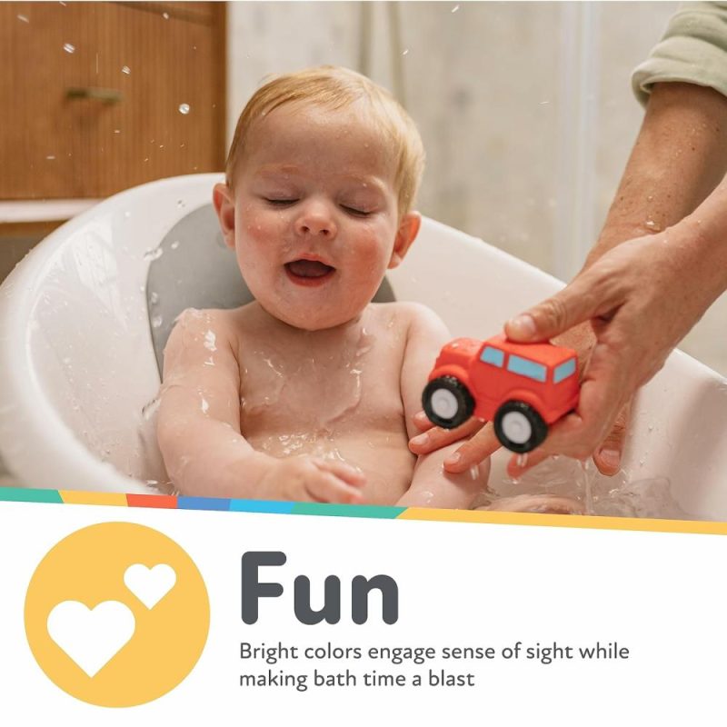 Giocattoli da bagno | Rotelle Spruzzo Bagno Bambini – Accessori Bambino Senza BPA – 4 Pezzi