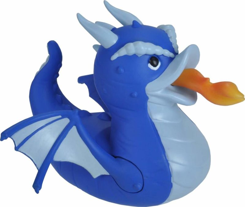 Giocattoli da bagno | Rubber Ducks – Bath Toys – Kids Gifts – Pool Toys – Water Toys – Drago Blu 4″