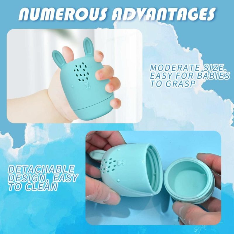 Giocattoli da bagno | Set da Bagno Silicone Senza Molda in 7 Pezzi per Bambini da 6 a 12 Mesi, Giocattoli da Bagno per Bambini da 1 a 3 Anni, Giocattoli d’Acqua, Giocattoli da Piscina, Sicuri per Lavastoviglie