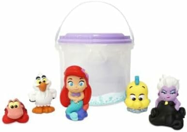 Giocattoli da bagno | Set da Bagno Ufficiale della Sirenetta – Accessori da Bagno per Bambini con Personaggi Amati della Sirenetta – Accessori da Bagno Colorati e Divertenti per i Bambini – Adatto a Tutte le Età