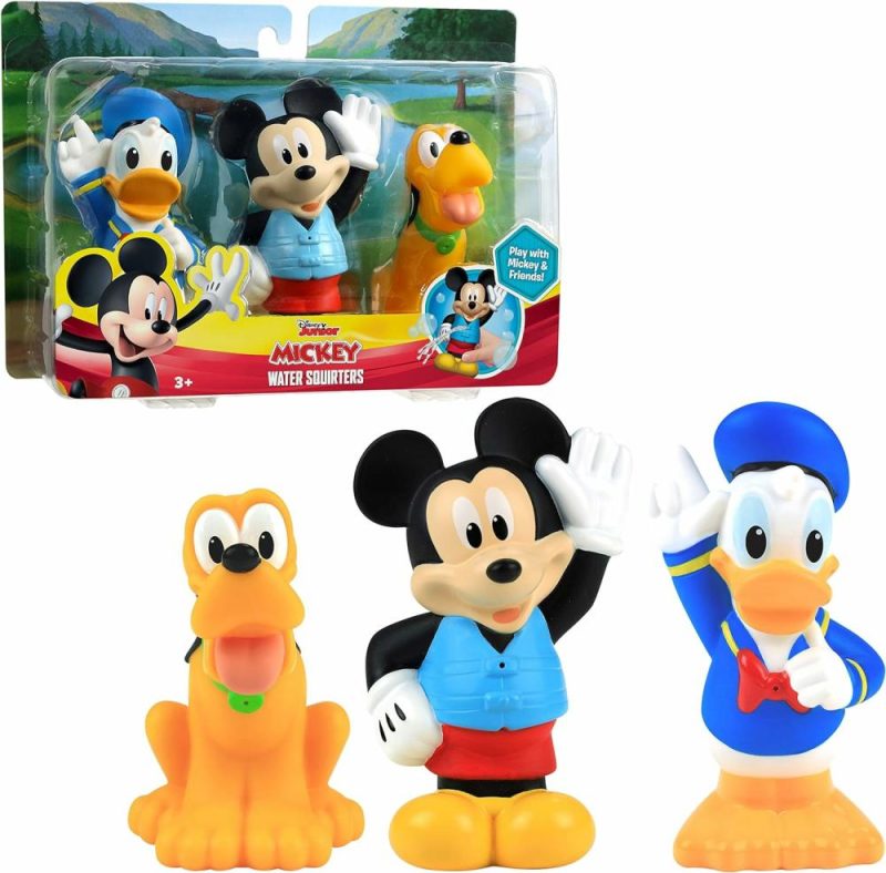 Giocattoli da bagno | Set di Gioco da Bagno Mickey Mouse Junior  Include Mickey Mouse, Donald Duck e Pluto  Giochi d’Acqua  Giocattoli per Bambini di Età 3+ da Just Play