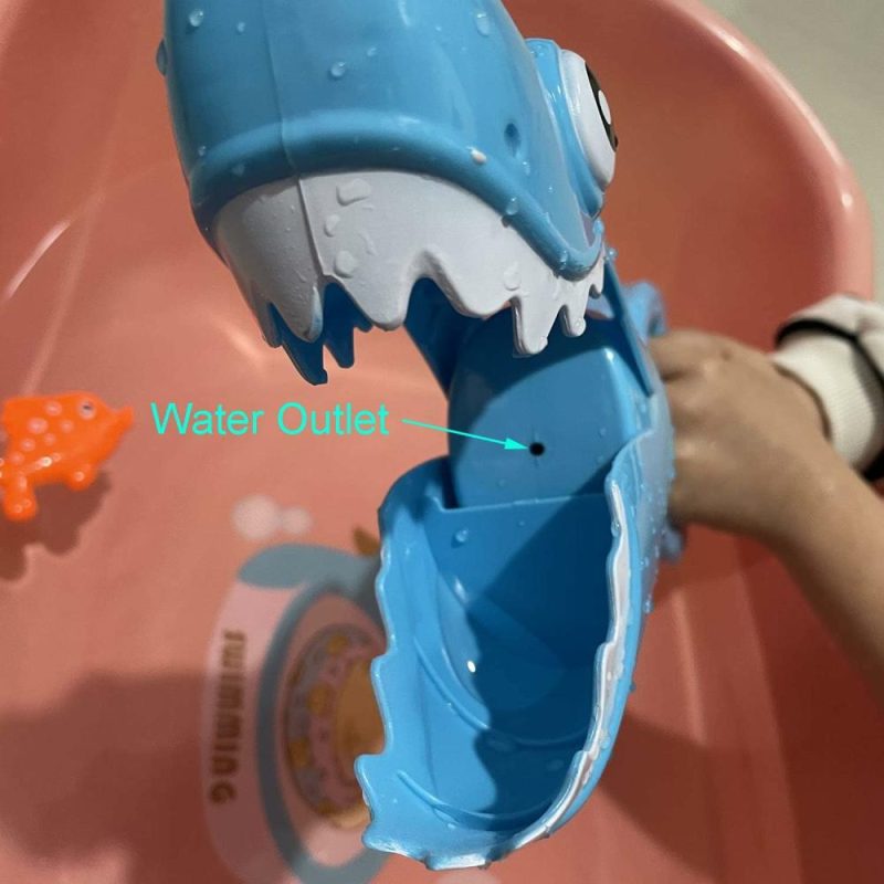 Giocattoli da bagno | Shark Grabber Baby Bath Toys – Squalo con Denti e Azione di Morso Include 4 Pesci da Gioco – Toys da Bagno per Bambini di 4-8 Anni, Ragazzi e Ragazze, Bambini Piccoli, Toys per Piscina