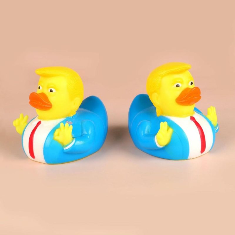 Giocattoli da bagno | Trump Animaletto di Gomma Baby Bath Toys Anatre per Jeeps Anatre di Gomma Divertenti Gioco di Anatra per Bambini Regalo Jeep Anatre Trump Regali