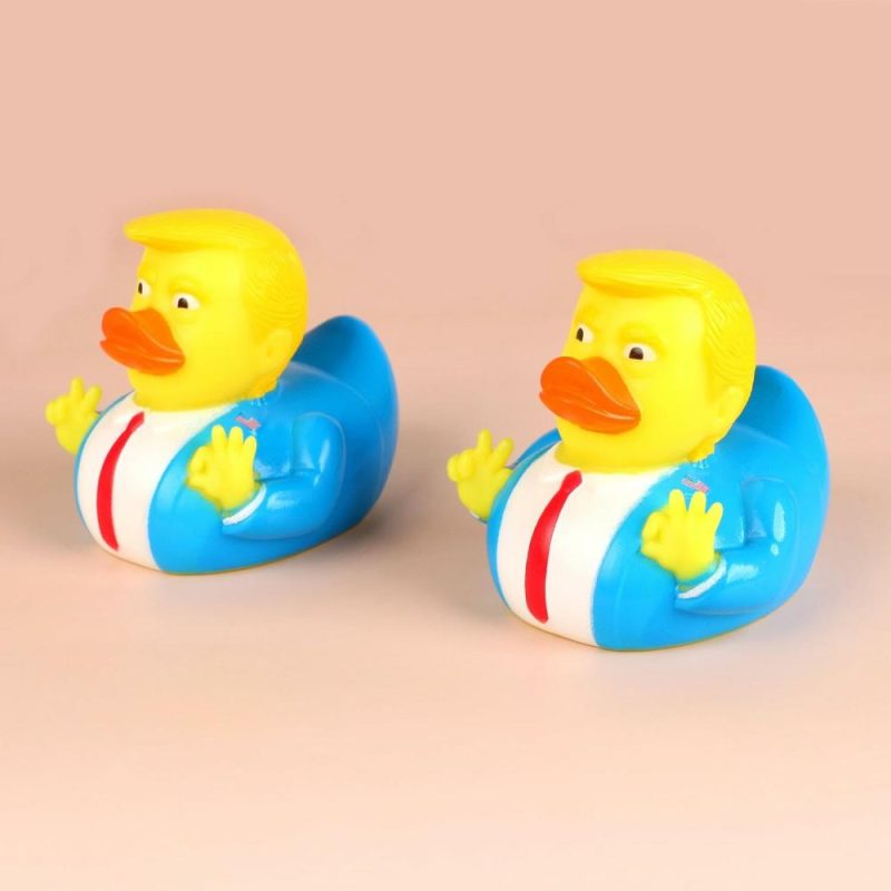 Giocattoli da bagno | Trump Animaletto di Gomma Baby Bath Toys Anatre per Jeeps Anatre di Gomma Divertenti Gioco di Anatra per Bambini Regalo Jeep Anatre Trump Regali