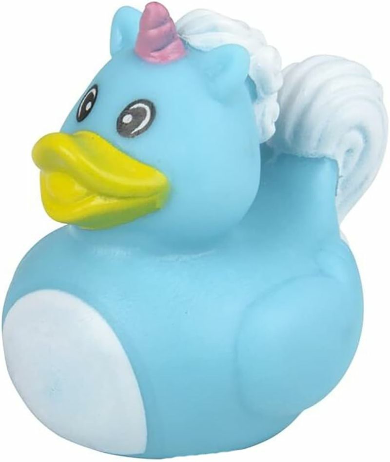 Giocattoli da bagno | Unicorno Gomma Piuma, Giocattolo Animaletto per Bambini, Bagno, Compleanno, Battesimo, Estate Spiaggia e Piscina, Attività, 2″ (6-Pack)