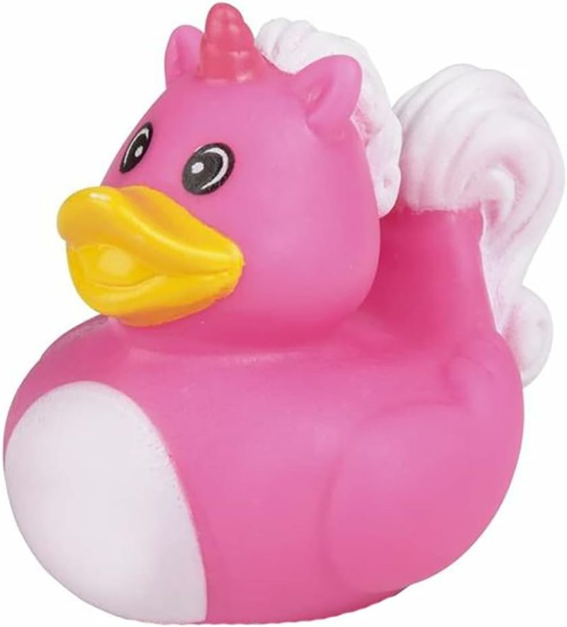 Giocattoli da bagno | Unicorno Gomma Piuma, Giocattolo Animaletto per Bambini, Bagno, Compleanno, Battesimo, Estate Spiaggia e Piscina, Attività, 2″ (6-Pack)