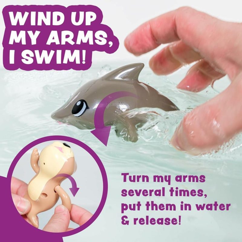 Giocattoli da bagno | Wind Up Swimming Bambino e Bambina Bagno Giocattoli Arctic 3 Pack | Wind Arms & Watch Them Swim! | Giocattoli Bagno Interattivi Bambino | Giocattoli Ideali per la Vasca da Bagno Bambino e Bambina o Giocattoli per la Piscina o Giocattoli per il Tavolo dell’Acqua