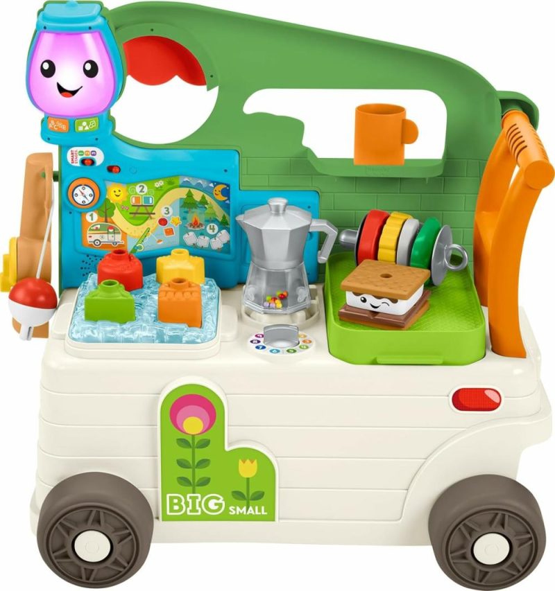 Giocattoli di sviluppo precoce elettronici | Baby To Toddler Toy Laugh & Learn 3-In-1 On-The-Go Camper Walker & Activity Center With Smart Stages For Ages 9+ Months – Tan/Green
Bambino da Neonato a Bambino in Età Prescolare Gioco Risata e Impara 3-in-1 Camper Portatile Passeggino Attività Centrale con Smart Stadi da 9+ Mesi – Abbronzato/Verde