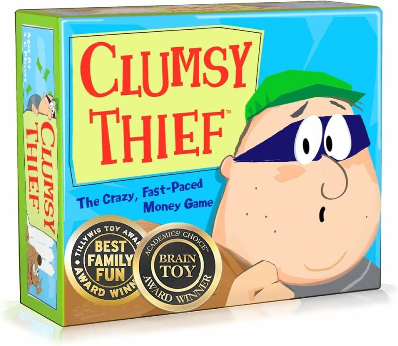 Giochi di carte da tavolo dedicati | Clumsy Thief – Gioco di Matematica Familiare per Bambini di 8 Anni e Più