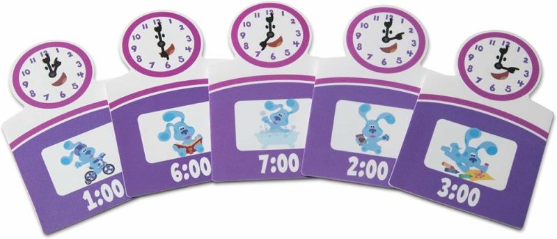 Insegnamento Orologi | Blue’s Clues & You! Orologio Magnetico in Legno Tickety Tock (31 Pezzi)