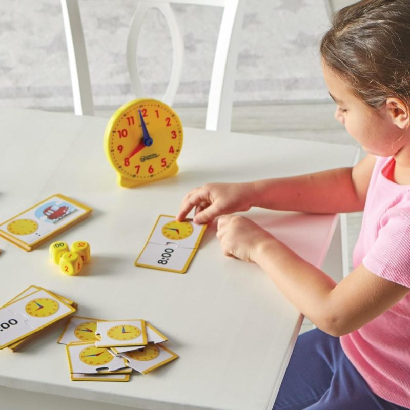 Insegnamento Orologi | Settimina Attività – 41 Pezzi – Età 5+ – Orologio Didattico – Leggere l’Ora – Materiali per la Scuola a Domicilio – Orologio Montessori