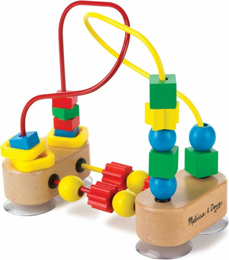 Labirinto di perle | 1. First Bead Maze – Gioco Educativo in Legno 4.2 x 7 x 8.6 Pollici; 1.3 Pesi