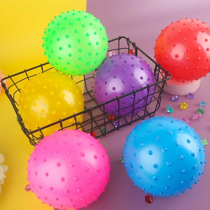 Palle | 8Pcs Palle Saltate  Palle Ruvide Con Pompa  Palle Sensory da 7 Pollici Palle Massaggio Spinte per Bambini Favori per la Festa