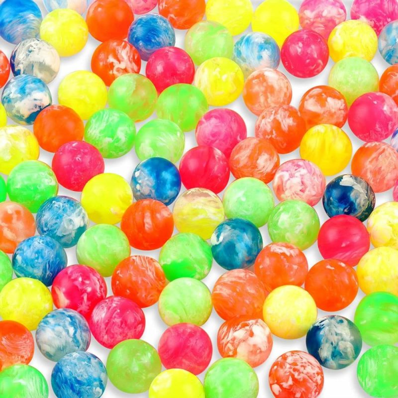 Palle | Palline elastiche piccole e saltellanti in gomma, palline saltellanti per bambini, palline saltellanti per favori di compleanno, premi di gioco, macchine distributrici, riempitivi per attività all’aperto.