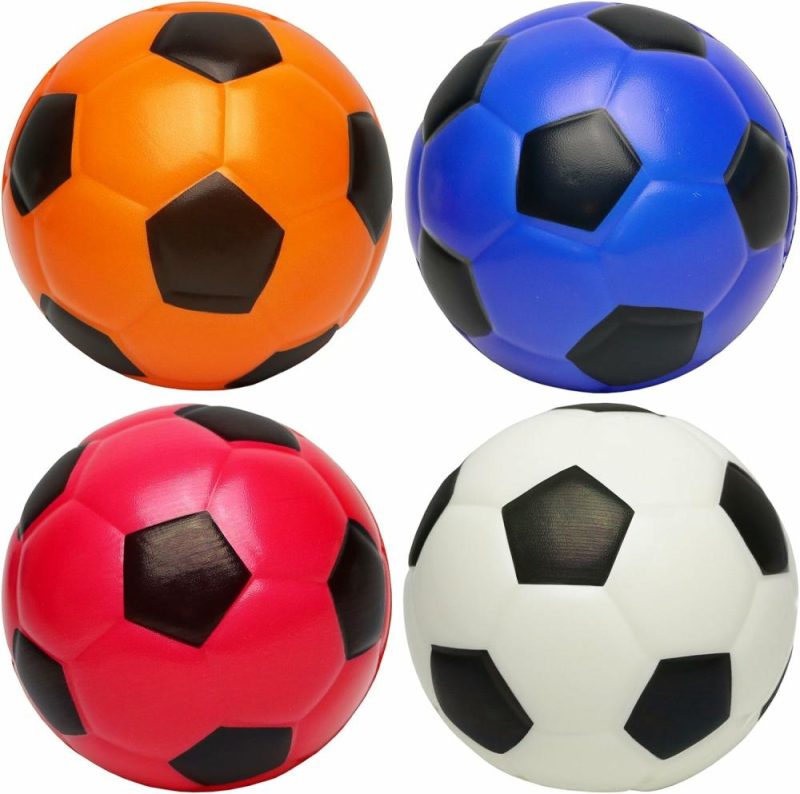 Palle | Set Da 4 Palle Per Bambini 1-3 Anni Palla Di Calcio Morbida Da 10 Cm Per Bambini